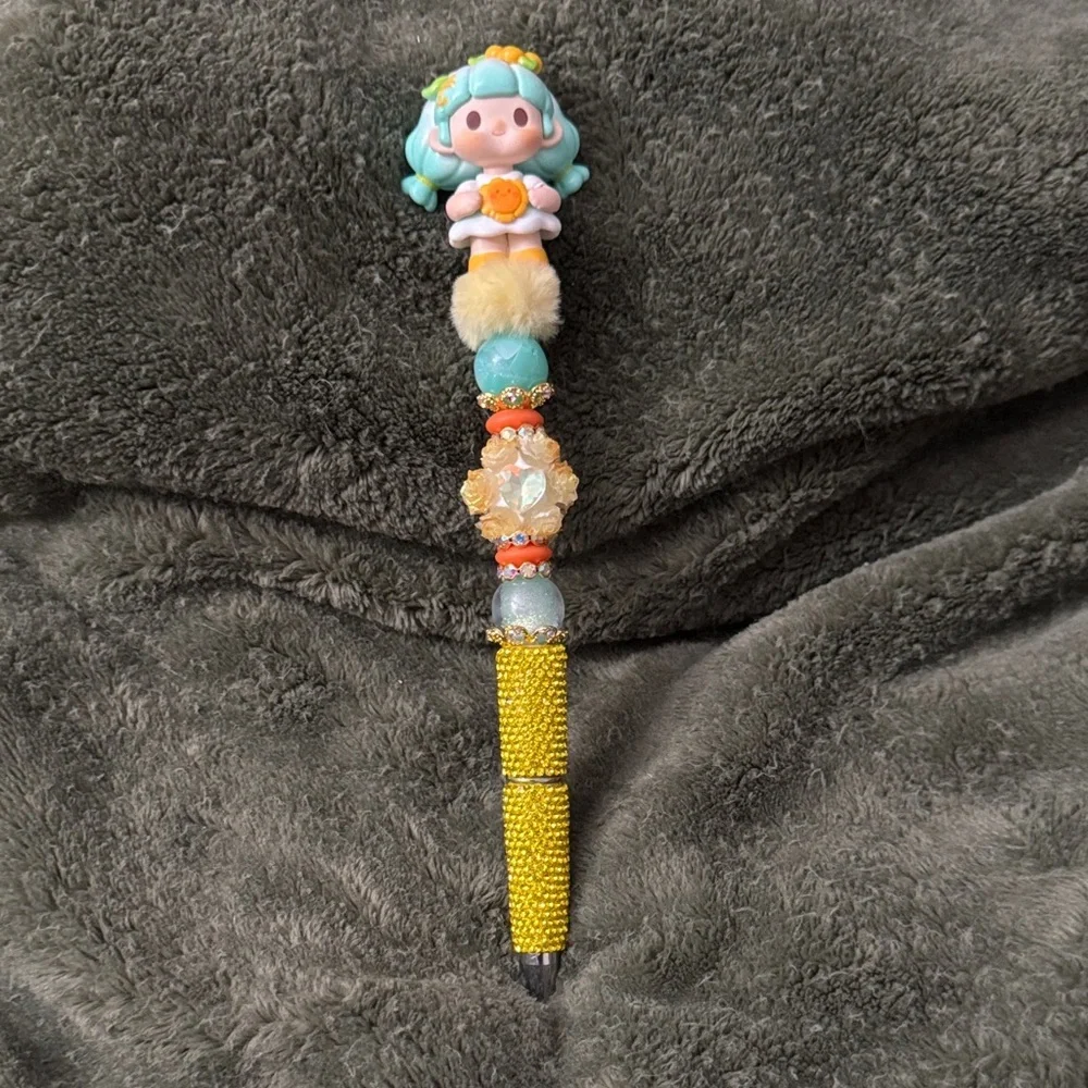 Colorful Beaded Kids Toy Pen
